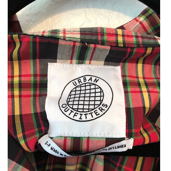 Urban Outfitters Plaid Oversized Windbreaker - Picture 4 of 11